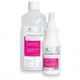 ASEPTODERM® 2% CHG  színtelen alkoholos bőrfertőtlenítő szer